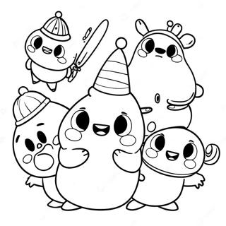 Oddbods Coloring Page 12270-9615