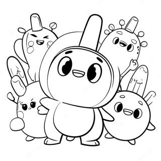 Oddbods Coloring Page 12270-9616