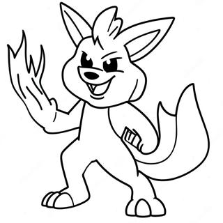 Lucario Coloring Pages