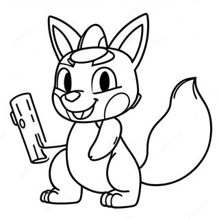 Lucario Coloring Page 12310-9666