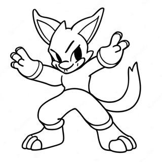 Lucario Coloring Pages