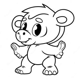 Bam Bam Coloring Page 12340-9675