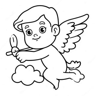 Cupid Coloring Pages