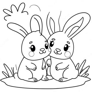 Sunny Bunnies Shiny Coloring Page 12370-9705