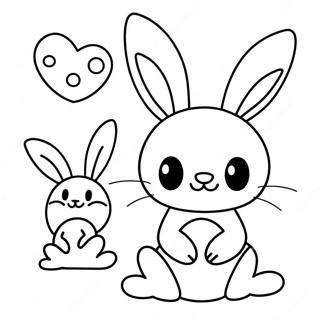 Sunny Bunnies Shiny Coloring Page 12370-9708