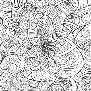 Optical Illusion Geometric Patterns Coloring Page 12400-9727