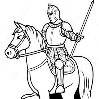 Knight Coloring Pages