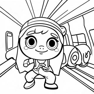 Subway Surfers Coloring Pages