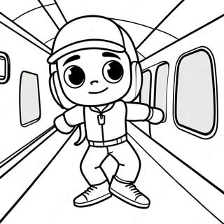 Subway Surfers Coloring Page 12440-9767