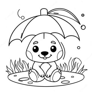 Umbrella Coloring Pages