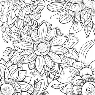 Detailed Grayscale For Adults Coloring Pages