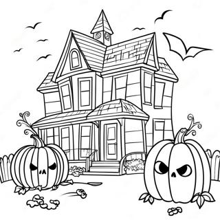 Halloweentown Coloring Page 12560-9854