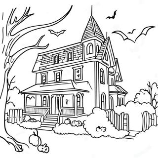 Halloweentown Coloring Page 12560-9855