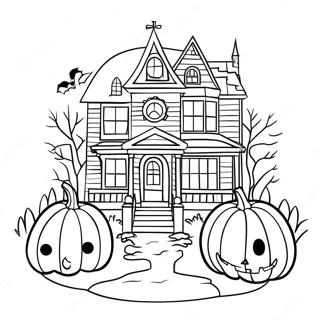 Halloweentown Coloring Page 12560-9856