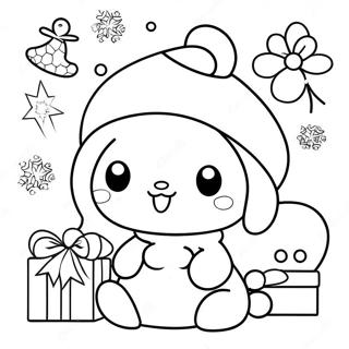 Sanrio Weihnachtsfiguren Ausmalbild 12580-9865