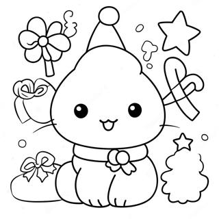 Sanrio Noel Karakterleri Boyama Sayfası 12580-9867