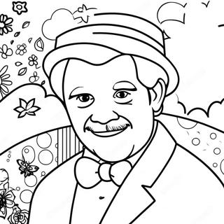 Romero Britto Coloring Page 12670-9955