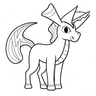 Arceus Coloring Pages