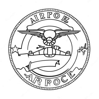 Air Force Coloring Page 12730-9988