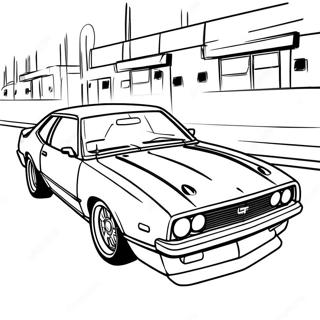 Jdm Car Coloring Page 12740-9989