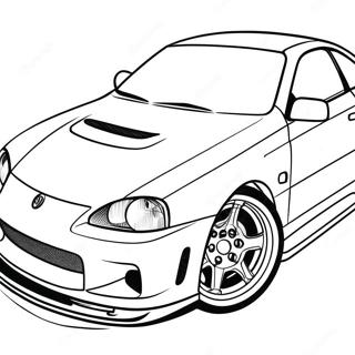 Jdm Car Coloring Page 12740-9990