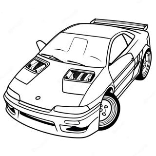 Jdm Car Coloring Page 12740-9991