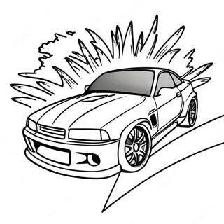 Sporty Jdm Car Coloring Page 12741-10005