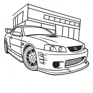 Sporty Jdm Car Coloring Page 12741-10008