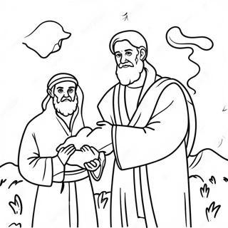 Abraham And Isaac Coloring Page 12780-10034