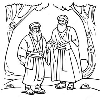 Abraham And Isaac Coloring Page 12780-10035