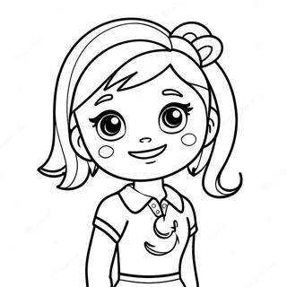 Polly Pocket Coloring Pages