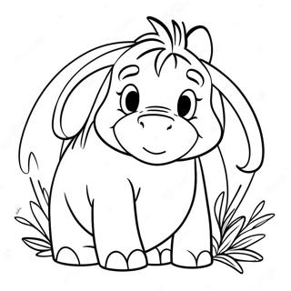 Eeyore Ausmalbild 1280-1015