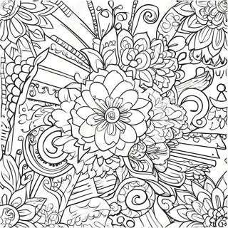 Papel Picado Coloring Pages