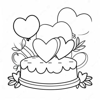 Happy Anniversary Coloring Pages