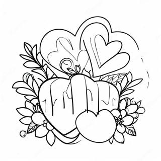 Happy Anniversary Coloring Page 12830-10068