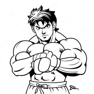 Baki Coloring Pages