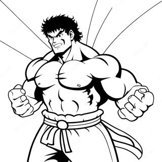 Baki Coloring Page 12840-10070