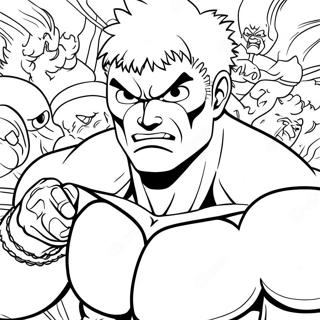 Baki Coloring Page 12840-10071