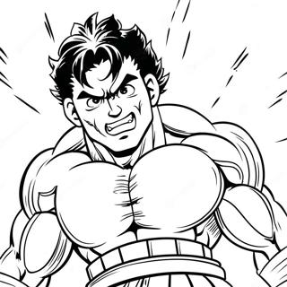 Baki Coloring Page 12840-10072