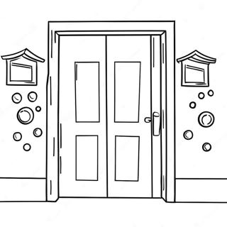 Roblox Doors Rush Adventure Coloring Page 12860-10099