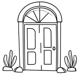 Roblox Doors Rush Adventure Coloring Page 12860-10100