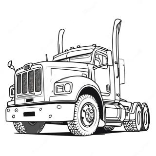 Diesel Truck Coloring Pages