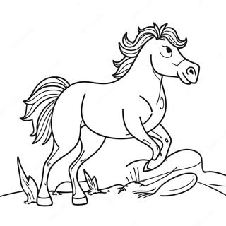 Bronco Coloring Pages