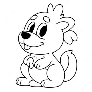 Bluey Mum Coloring Page 12940-10151