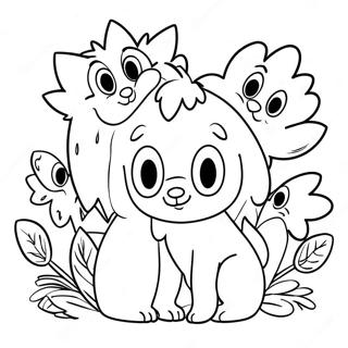 Bluey Mum With Family Coloring Page 12941-10165