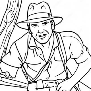 Indiana Jones Adventure Coloring Page 12950-10174