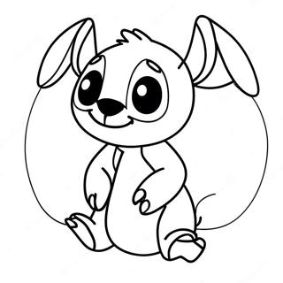 Stitch Halloween Coloring Pages