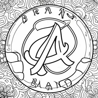 Atlanta Braves Logo Coloring Page 12990-10201