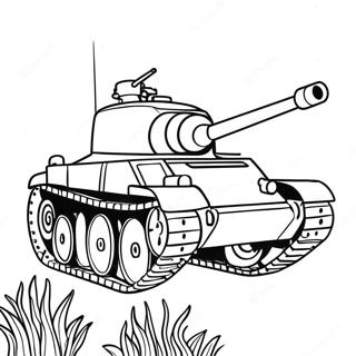 Tank Coloring Page 1300-1039