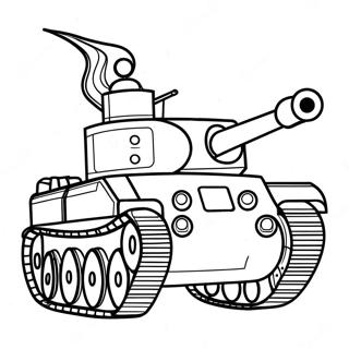 Tank Coloring Page 1300-1040